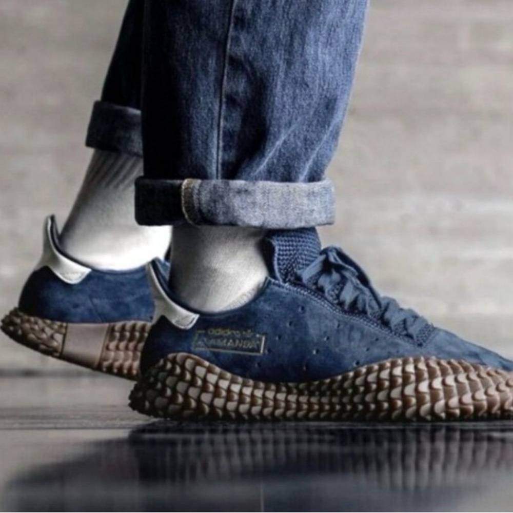 Adidas Kamanda Marine Blue suede Men’s Low Top Sneakers